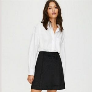 Babaton Hopper Suede A-line Skirt Size 8